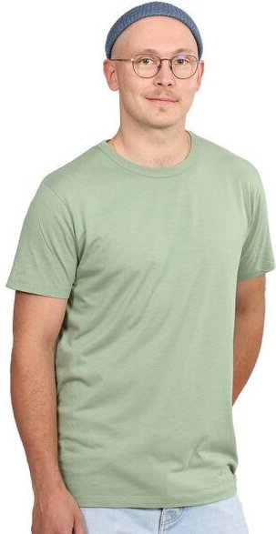 Life-Tree Fairwear Bambus Basic Shirt Men Bamboo Green