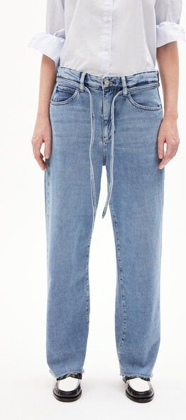 ARMEDANGELS HAAYI CUT HEM - Damen Baggy Jeans Bio-Baumwoll Mix