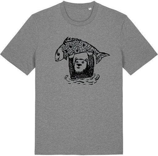 päfjes Björn der Bär & Fido der Fisch - Fair gehandeltes Männer/Unisex T-Shirt
