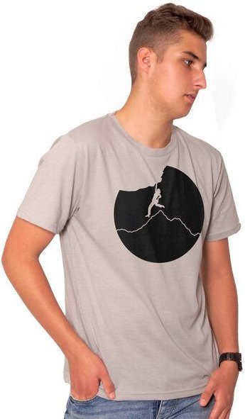 HANDGEDRUCKT "Klettern" Männer T-Shirt