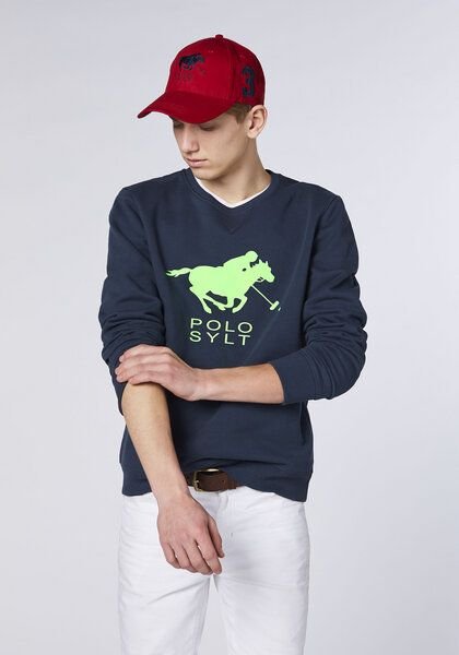 Polo Sylt Sweater mit Label-Motiv