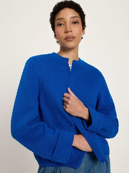 Thumbnail - LANIUS Strickjacke mit Struktur aus Bio-Baumwolle