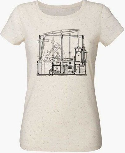 Unipolar Maschinenbau T-Shirt | Dampfmaschine