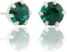 pakilia Silber Ohrstecker Steinchen Fair-Trade und handmade