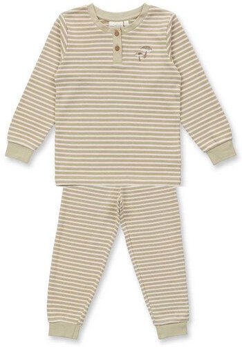 sense-organics Sense Organics Kinder Ringel Pyjama Waffel-Jersey Bio Baumwolle