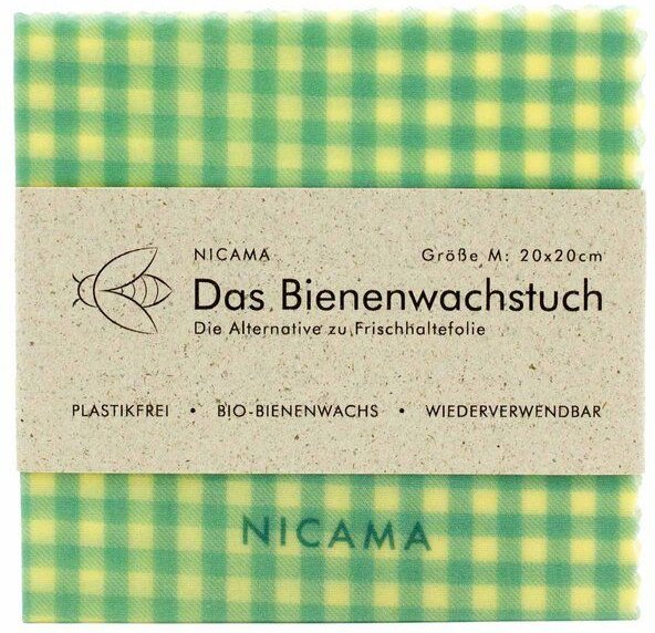 NICAMA Bienenwachstuch "klassisch grün"