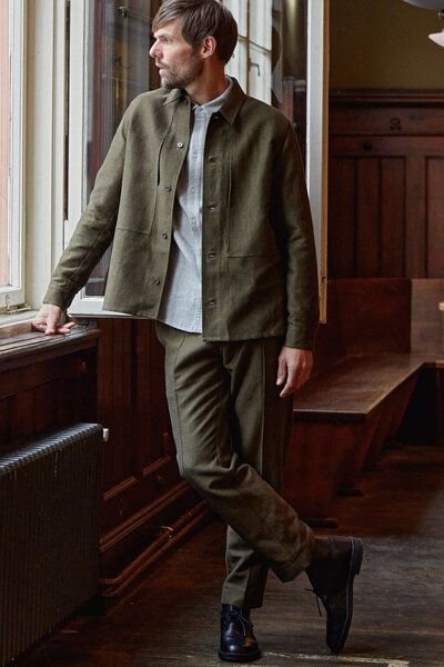 About Companions Entspannte Kordelzughose MAX aus Winterleinenmischung