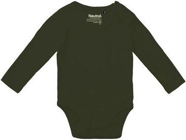Neutral® Baby Wickelbody Strampler Langarm