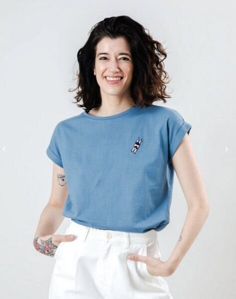 Thumbnail - Brava Fabrics Just Swim Scoop Tee Cloud