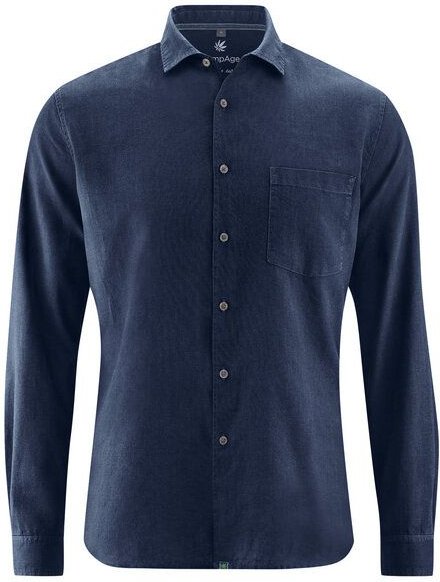 HempAge Herren Freizeithemd Hanf/Bio-Baumwolle