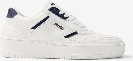 MoEa Sneakers GEN1 - Mushroom White & Navy