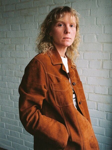 Nudie Jeans Peggy Suede Jacke - Cognac