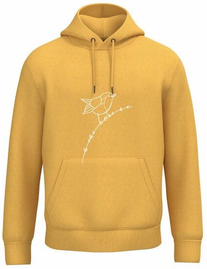 Greeenspired Basic Bio Hoody Nr. 4 Rotkehlchen 350g/m² XXS - 4 XL