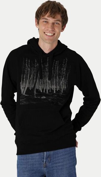 Peaces.bio - handbedruckte Biomode Hoodie Woodland Herren