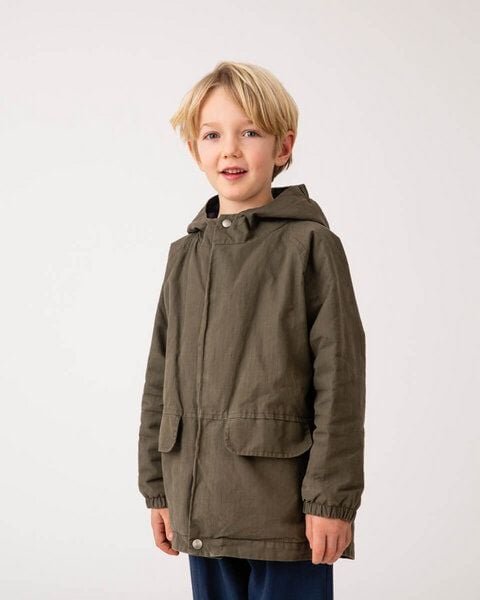 Matona Winterjacke für Kinder aus gewachster Bio-Baumwolle / Padded Jacket