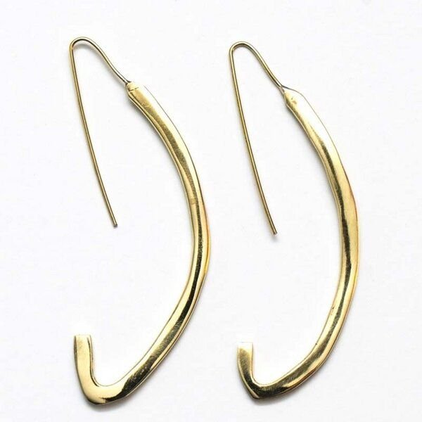 Bawa Hope Messingohrring "Cee"