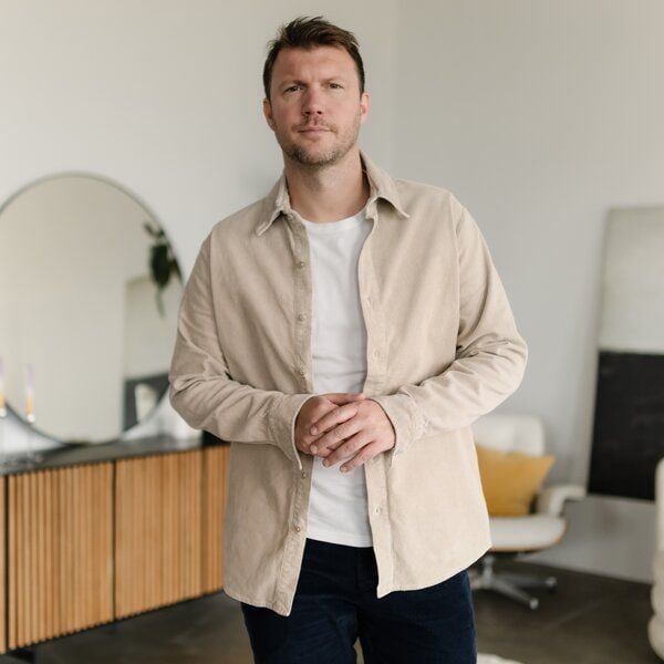 NORDLICHT Herren Cord Hemd Emil aus 100% Bio-Baumwolle