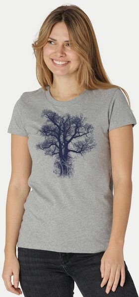 Peaces.bio - handbedruckte Biomode Damen Biobaumwoll T-Shirt Chestnut