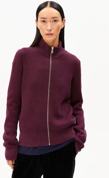 ARMEDANGELS REBECCAA GMT DYE - Damen Strickjacke aus Bio-Baumwolle