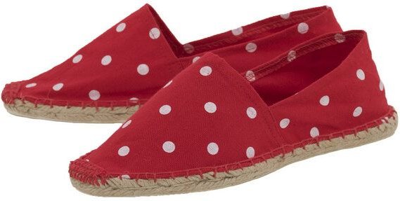 Japanwelt Espadrilles Classic Espadrilles Polka Dots Canvas Unix Gepunktete Sommer Slipper