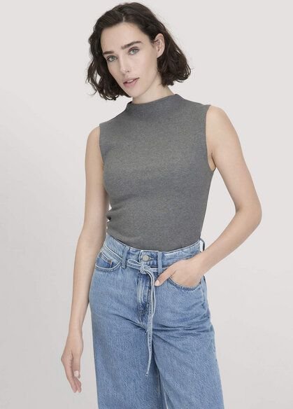 hessnatur Rib Top Slim aus Bio-Baumwolle