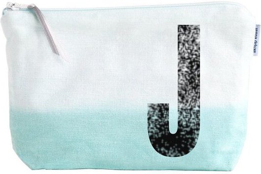 renna deluxe Kulturtasche und Schminktasche mit Monogramm MINT