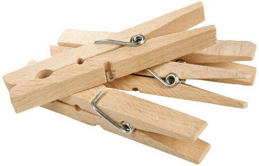 Bürstenhaus Redecker Redecker Holzwäscheklammern Jumbo gewachstes Buchenholz 9 cm