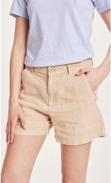 Thumbnail - KnowledgeCotton Apparel Leinenshorts - SENNA loose shorts - aus Bio-Leinen