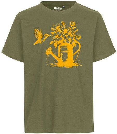 HANDGEDRUCKT "Gartenfreude" Unisex T-Shirt