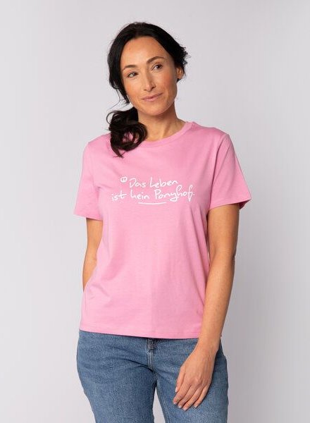 watapparel T-Shirt Frauen Das Leben ist kein Ponyhof