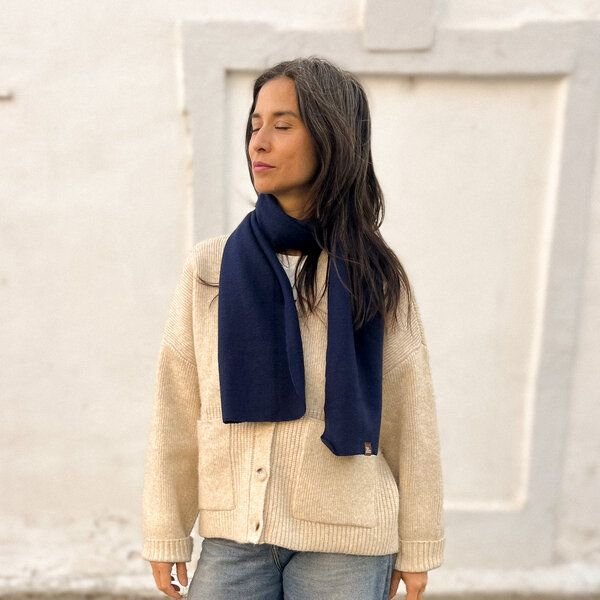 Liebe Deinen Planeten Bio-Baumwolle Winter Schal Classic | Vegan | Kratzfreie Naturfaser | Made in Austria in | in viele...