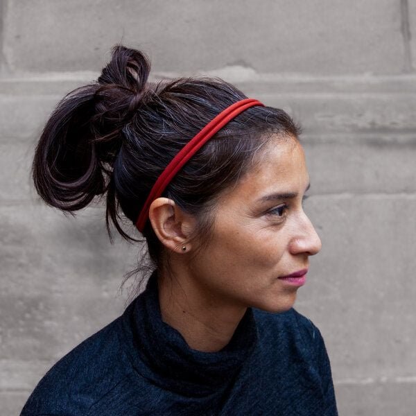 Thumbnail - Liebe Deinen Planeten BIO Haarband bequem elastisch in vielen Farben aus Bio Baumwoll Jersey