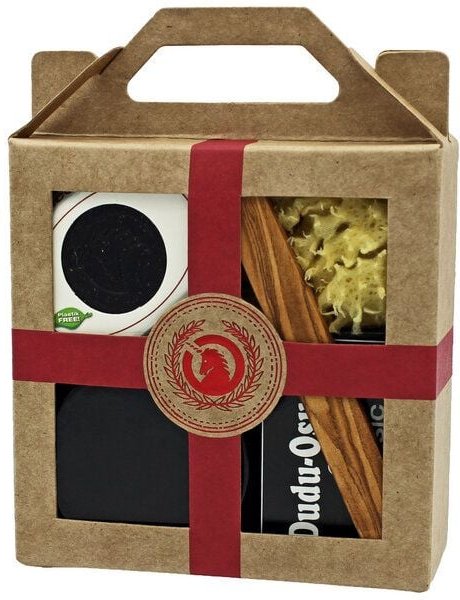 Spa Vivent Mini Geschenkset mit Seifendose, Dudu Osun Seife, Sheabutter,...