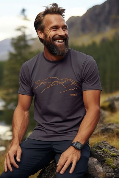 Kultgut Artdesign - Biofair Shirt / Bergwelt