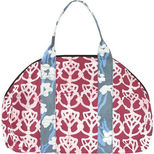 Global Mamas Weekender Bag - Umhängetasche - Gelb/Rot/Blau/Blaugrün - Bio Baumwolle
