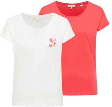 TRANQUILLO 2er-Set Jerseyshirt Theaa aus Bio-Baumwolle