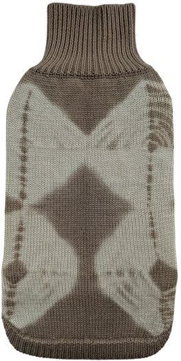 Wooliie Sand Vibe – Handgefertigter Hundepullover aus 100 % Merinowolle, glatt gestrickt & pflanzlich gefärbt