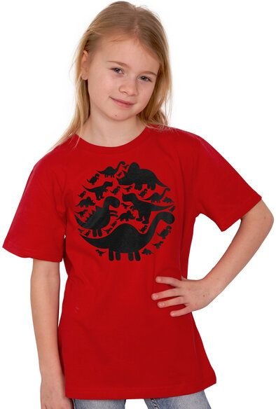 HANDGEDRUCKT "Dinos" Unisex Kinder T-Shirt
