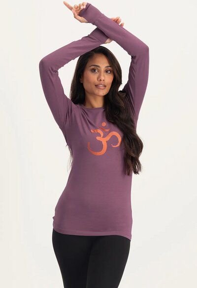 Urban Goddess Karuna OM Yoga Langarm Shirt