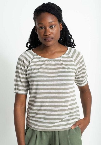 Alma & Lovis Ringel-Blusenshirt aus Leinen | Leinen Ringel Bluse