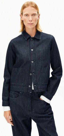 ARMEDANGELS HERRINGBONE DENIM Damen Jeansjacke aus Bio-Baumwolle