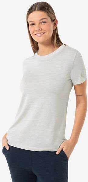 super.natural T-Shirt CASUAL RIB BIO J TEE für Damen, nachhaltig, Merino