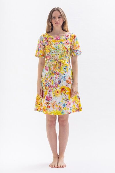 Studio Hertzberg Blumenkleid "SAA-MIRA" aus Bio Baumwolle & Lyocell