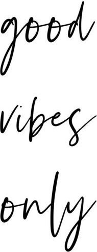 Photocircle Poster / Leinwandbild - Good Vibes Only No10