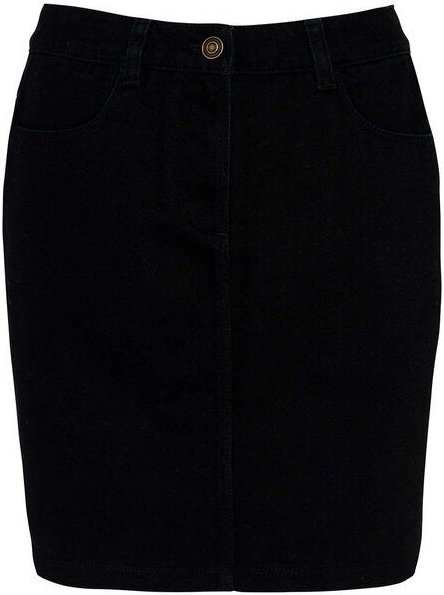 YTWOO Nachhaltiger Damenrock aus Bio-Baumwolle mit recycelten Knöpfen und Reißverschluss