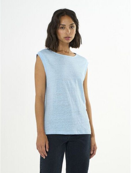 KnowledgeCotton Apparel Shirt VIOLET aus Bio-Leinen