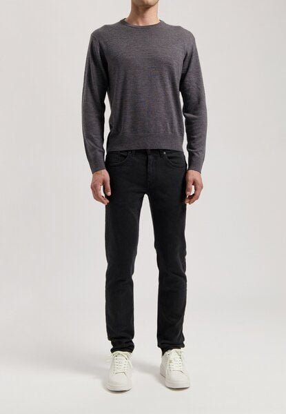 Thumbnail - MUD Jeans Dunn Low Tapered - Stone Black
