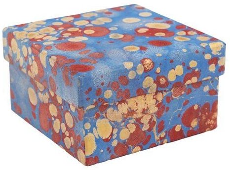 El Puente Kästchen "Marble", handgeschöpftes Papier, 20 x 6 x 7 cm