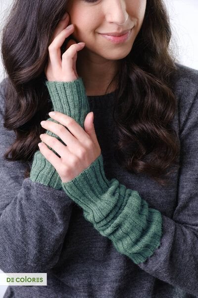 De Colores Pulswärmer/Armstulpe in Rippenstrick- auch Kinderbeinstulpe