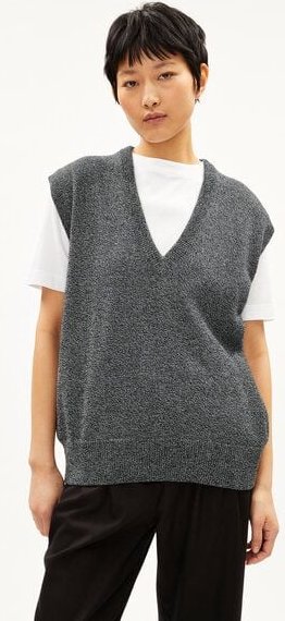 ARMEDANGELS MALUKAA CLEAN UP - Damen Stricktop Loose Fit aus Bio-Baumwoll Mix